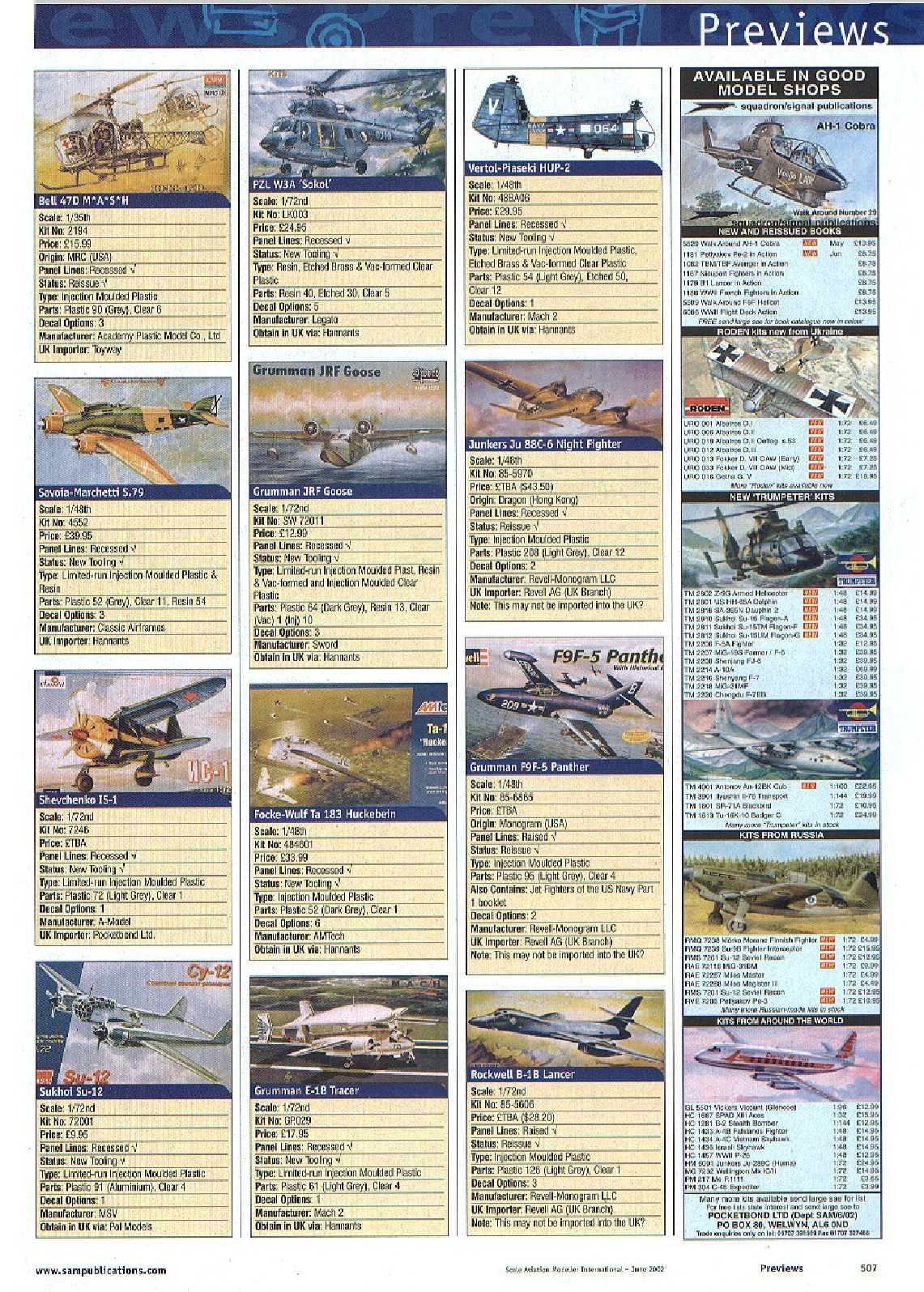 Scale Aviation Modeller International 2002-06